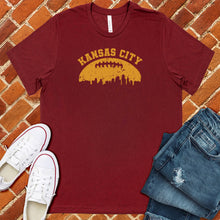 Load image into Gallery viewer, Vintage Kansas City Football Skyline Tee

