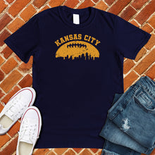 Load image into Gallery viewer, Vintage Kansas City Football Skyline Tee
