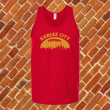 Load image into Gallery viewer, Vintage Kansas City Football Skyline Unisex Tank Top
