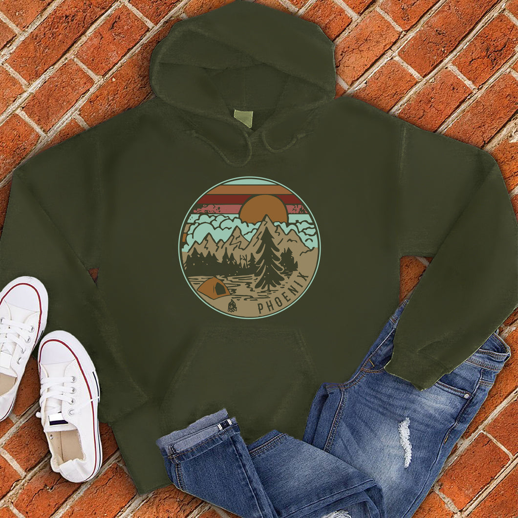 Phoenix mountains circle Hoodie