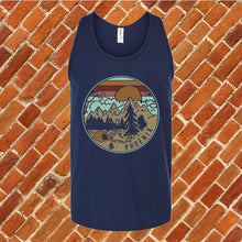 Load image into Gallery viewer, Phoenix mountains circle Unisex Tank Top
