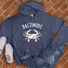 Load image into Gallery viewer, Baltimore Crab Baseball Hoodie
