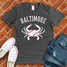 Load image into Gallery viewer, Baltimore Crab Baseball Tee
