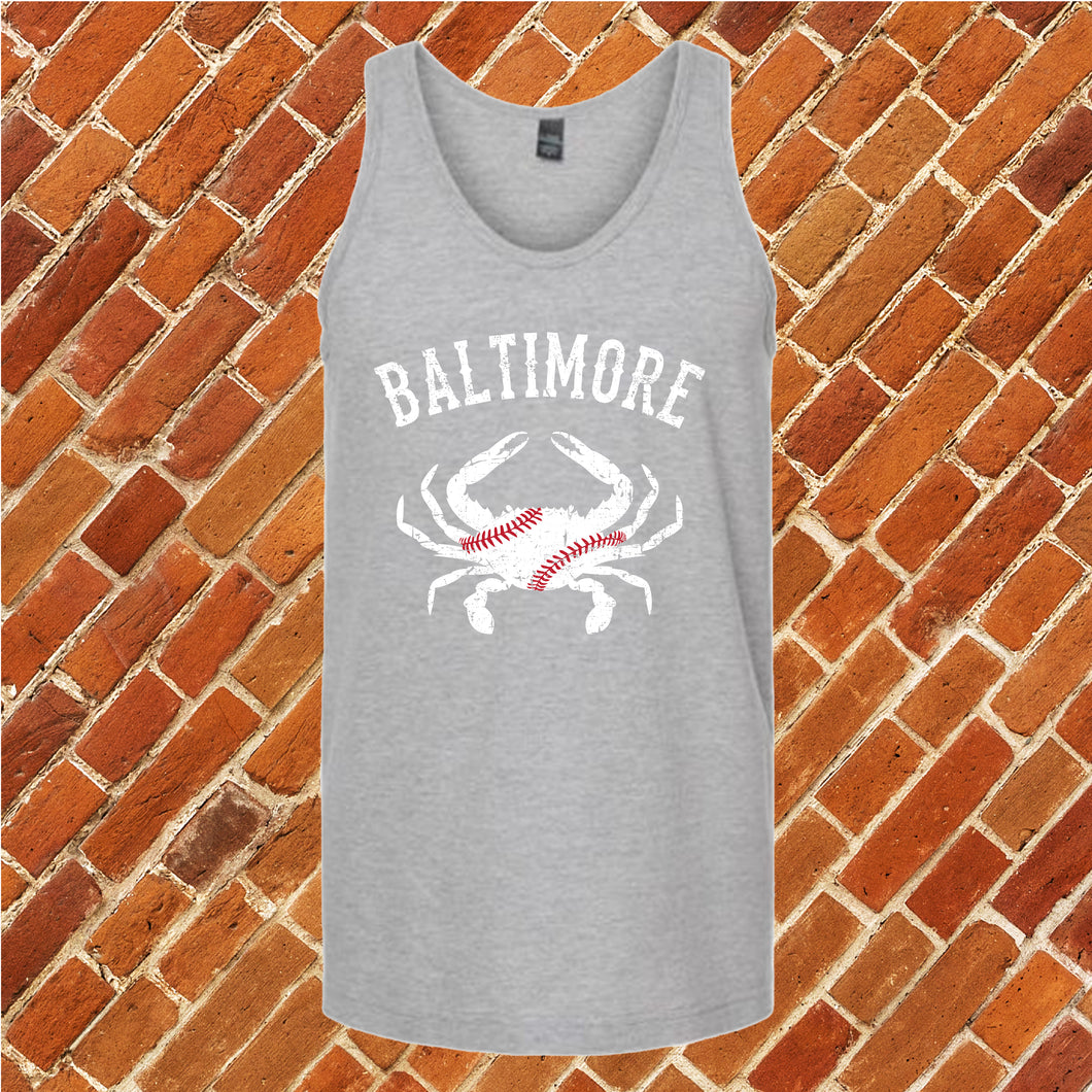 Baltimore Crab Baseball Unisex Tank Top