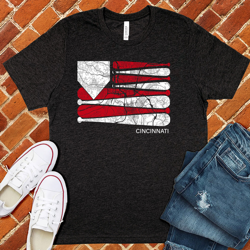 Cincinnati Baseball Flag Tee
