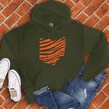 Load image into Gallery viewer, Tiger Stripe Ohio Hoodie
