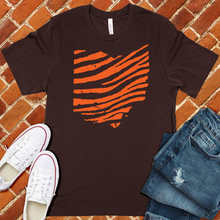 Load image into Gallery viewer, Tiger Stripe Ohio Tee
