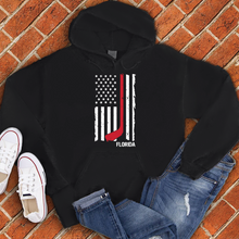 Load image into Gallery viewer, Florida Hockey Flag Hoodie
