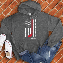 Load image into Gallery viewer, Florida Hockey Flag Hoodie

