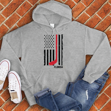 Load image into Gallery viewer, Florida Hockey Flag Hoodie
