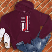 Load image into Gallery viewer, Florida Hockey Flag Hoodie

