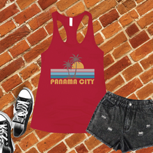 Load image into Gallery viewer, Panama City Palm Sunset Women&#39;s Tank Top
