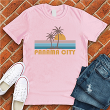 Load image into Gallery viewer, Panama City Palm Sunset Tee
