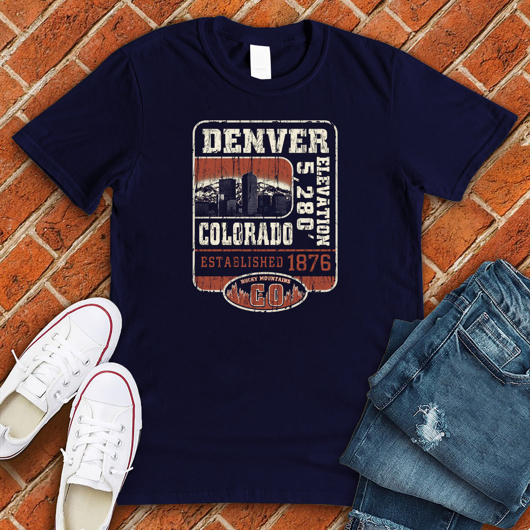 Denver Skyline & Elevation Tee