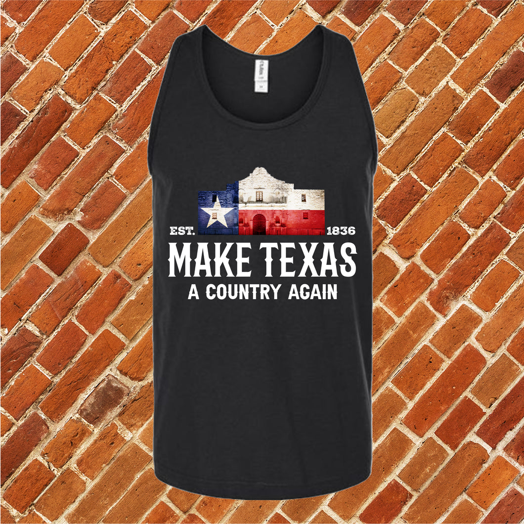 Make Texas A Country Again Unisex Tank Top