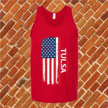 Load image into Gallery viewer, Tucson Flag Varsity Type Unisex Tank Top
