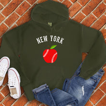 Load image into Gallery viewer, New York Apple Lace Baseball Hoodie
