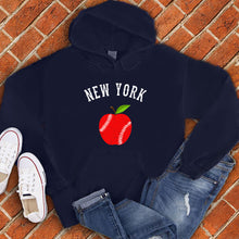 Load image into Gallery viewer, New York Apple Lace Baseball Hoodie
