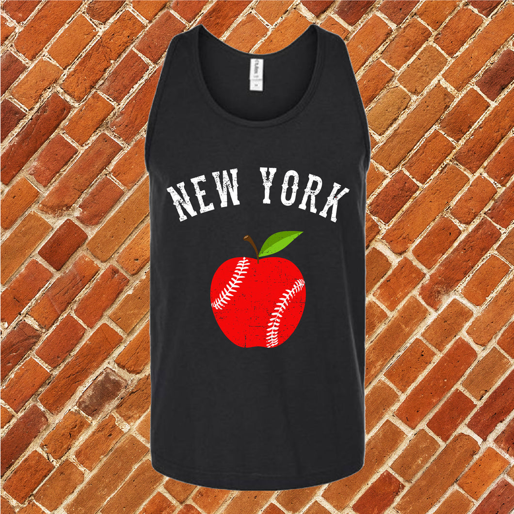 New York Apple Lace Baseball Unisex Tank Top