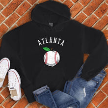 Load image into Gallery viewer, Atlanta Peach Lace Baseball  Hoodie
