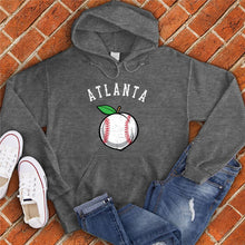 Load image into Gallery viewer, Atlanta Peach Lace Baseball  Hoodie
