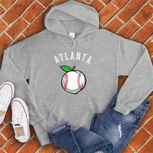 Load image into Gallery viewer, Atlanta Peach Lace Baseball  Hoodie
