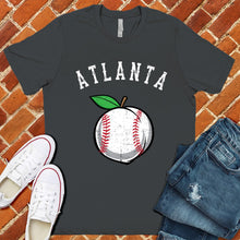 Load image into Gallery viewer, Atlanta Peach Lace Baseball Tee
