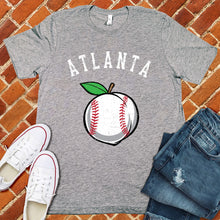 Load image into Gallery viewer, Atlanta Peach Lace Baseball Tee
