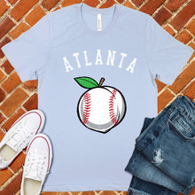 Load image into Gallery viewer, Atlanta Peach Lace Baseball Tee
