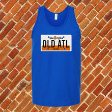 Load image into Gallery viewer, Old ATL License Plate Unisex Tank Top
