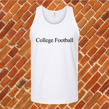 Load image into Gallery viewer, College Football Unisex Tank Top
