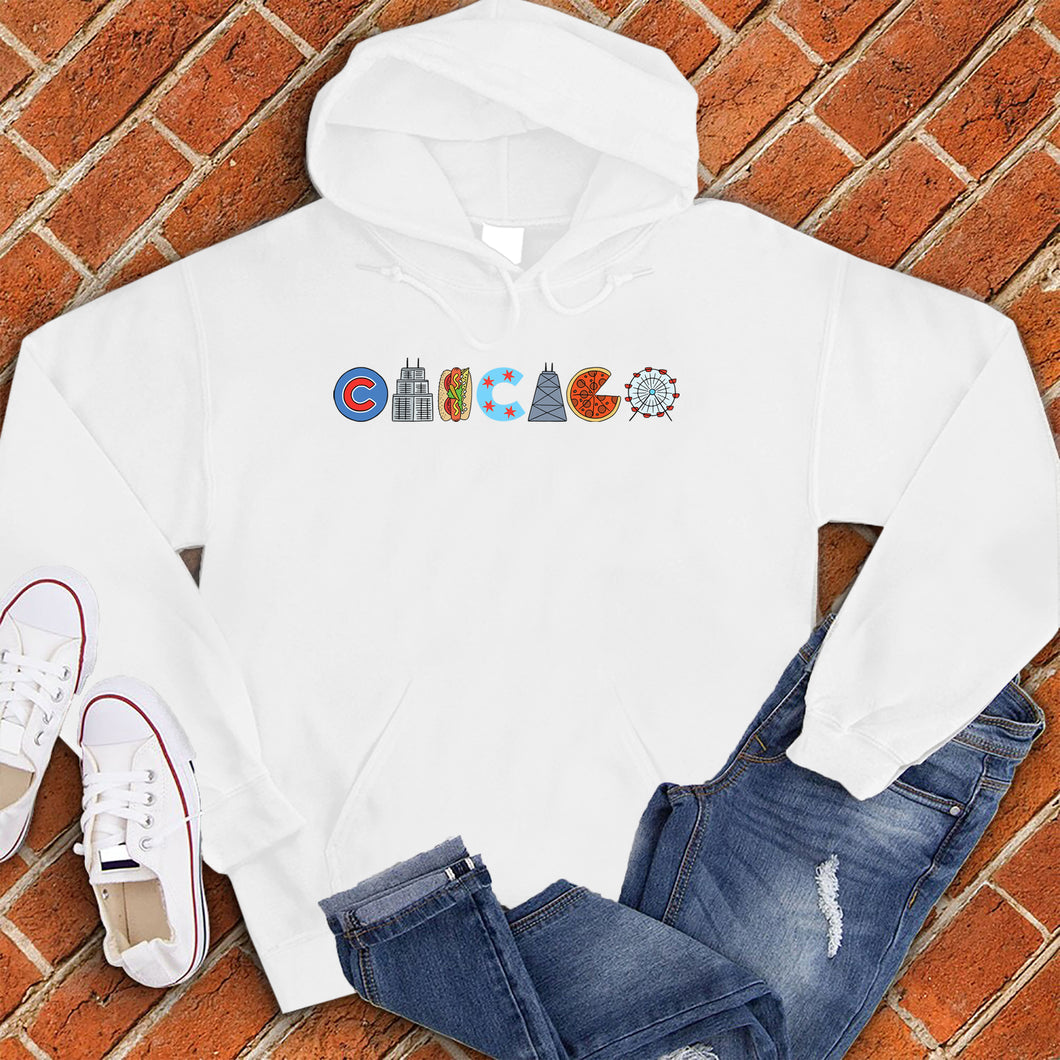 Chicago Symbols Hoodie