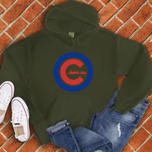 Load image into Gallery viewer, Chicago Baseball Skyline Hoodie
