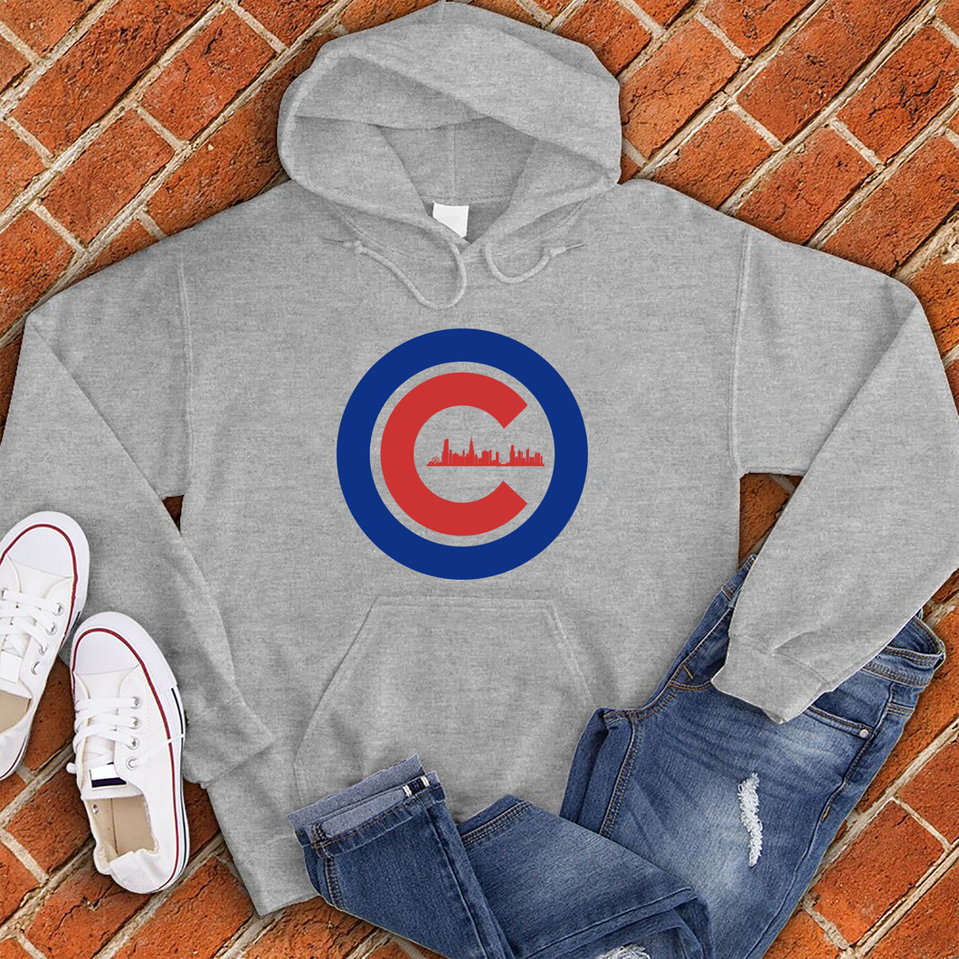 Chicago Baseball Skyline Hoodie