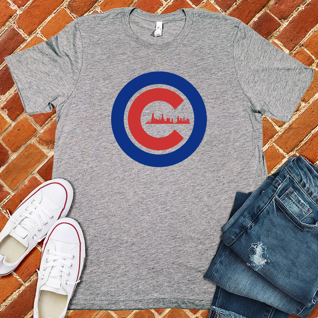 Chicago Baseball Skyline Tee