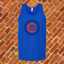 Load image into Gallery viewer, Chicago Baseball Skyline Unisex Tank Top
