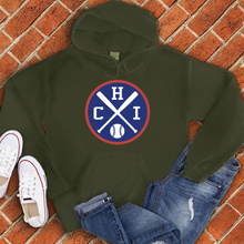 Load image into Gallery viewer, CHI Baseball Emblem Hoodie
