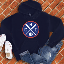 Load image into Gallery viewer, CHI Baseball Emblem Hoodie
