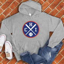Load image into Gallery viewer, CHI Baseball Emblem Hoodie
