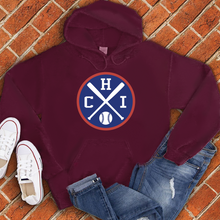 Load image into Gallery viewer, CHI Baseball Emblem Hoodie
