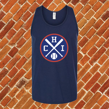 Load image into Gallery viewer, CHI Baseball Emblem Unisex Tank Top
