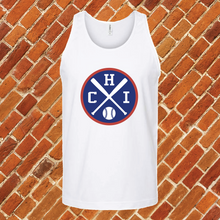 Load image into Gallery viewer, CHI Baseball Emblem Unisex Tank Top
