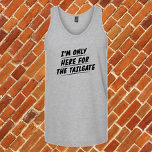 Load image into Gallery viewer, Only Here For The Tailgate Unisex Tank Top
