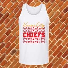 Load image into Gallery viewer, Kansas City Chiefs Repeat Unisex Tank Top
