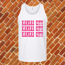 Load image into Gallery viewer, Pink Kansas City Unisex Tank Top

