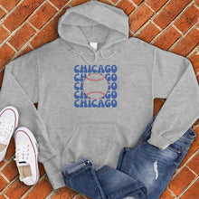 Load image into Gallery viewer, Chicago Repeat Baseball Hoodie
