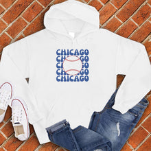 Load image into Gallery viewer, Chicago Repeat Baseball Hoodie
