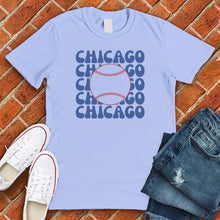 Load image into Gallery viewer, Chicago Repeat Baseball Tee
