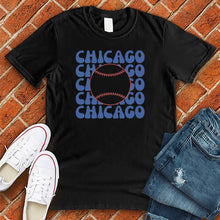 Load image into Gallery viewer, Chicago Repeat Baseball Tee
