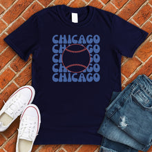 Load image into Gallery viewer, Chicago Repeat Baseball Tee
